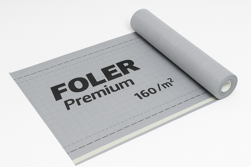 Дишащо подпокривно фолио FOLER Premium 160g 75м²